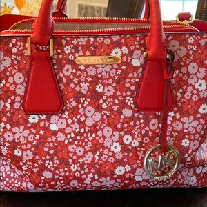 Michael Kors floral purse